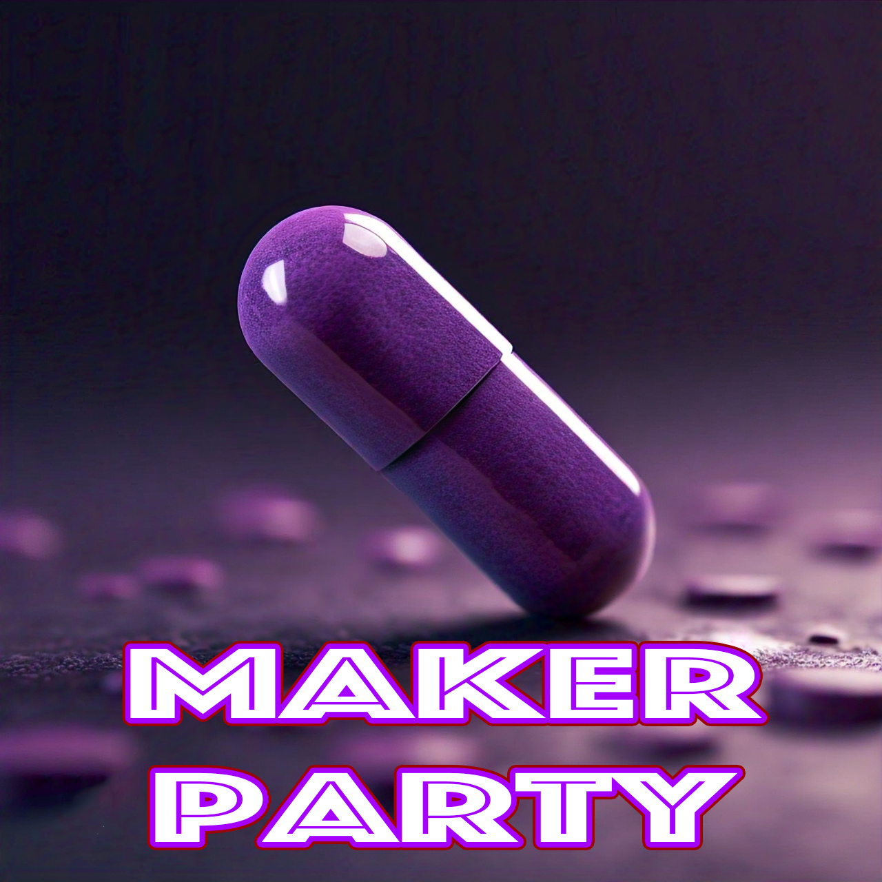 Marker Party Purple Pill